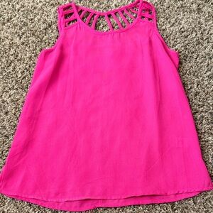 Hot pink tank top